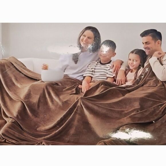 Koolaburra By Ugg Oversized Fleece Family Blanket- Amphora - Picture 1 of 8